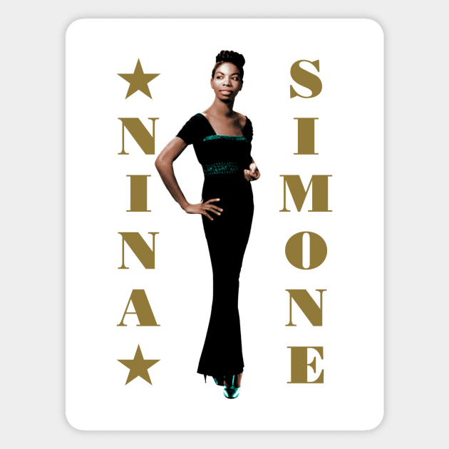 Nina Simone Magnet by PLAYDIGITAL2020